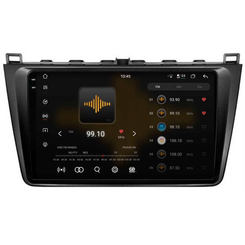 Navigatie Mazda 6 (2008-2013), Ecran 9 inch 2K, 12GB RAM 256GB, 8-core