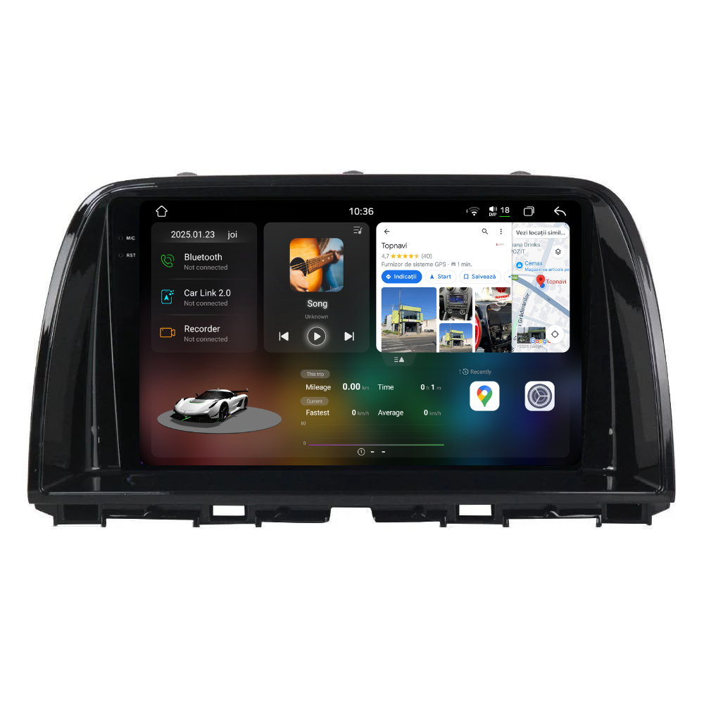 Navigatie Mazda CX5 (2015-2018), Ecran 9 inch 2K, 12GB RAM 256GB, 8-core