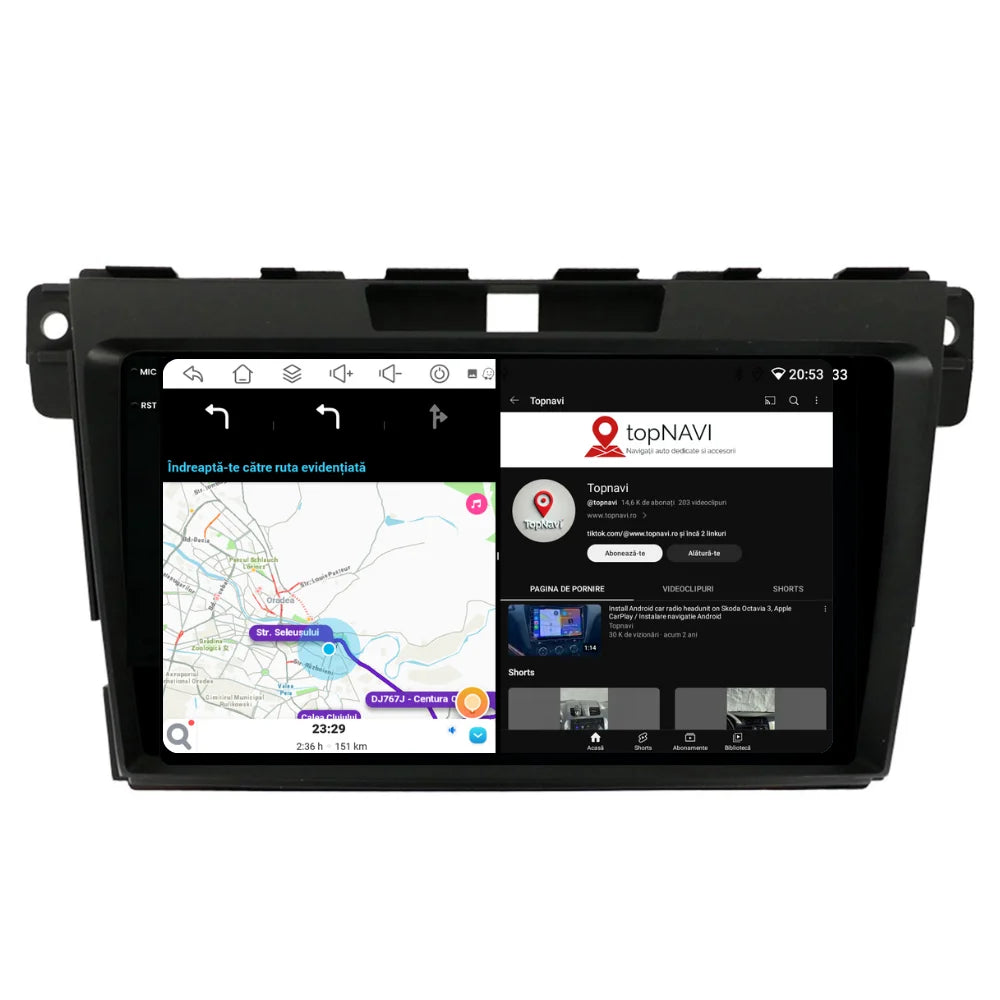 Navigatie Mazda CX7 (2008-2015), Ecran 2K, 4GB RAM 64GB, 8-core