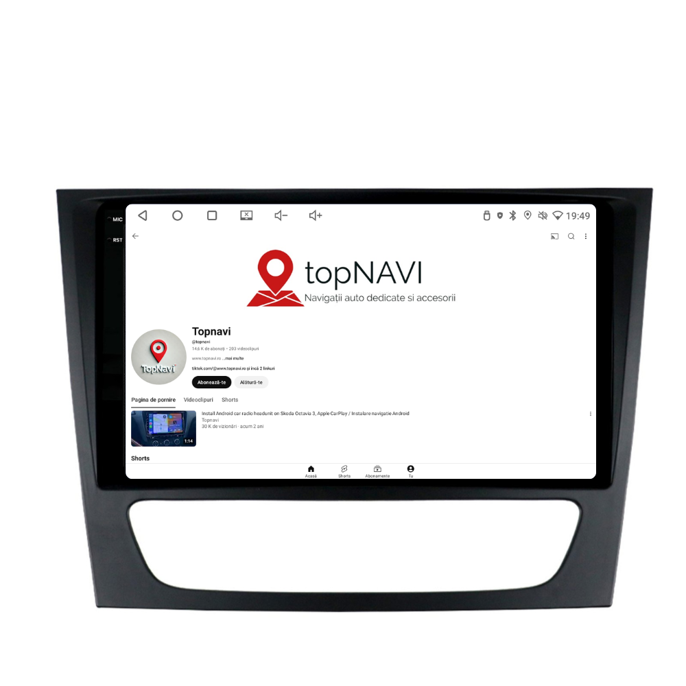 Navigație Mercedes E-Class w211 (2002-2009), Android, Ecran 9 inch, 4GB RAM 64GB, 8-core