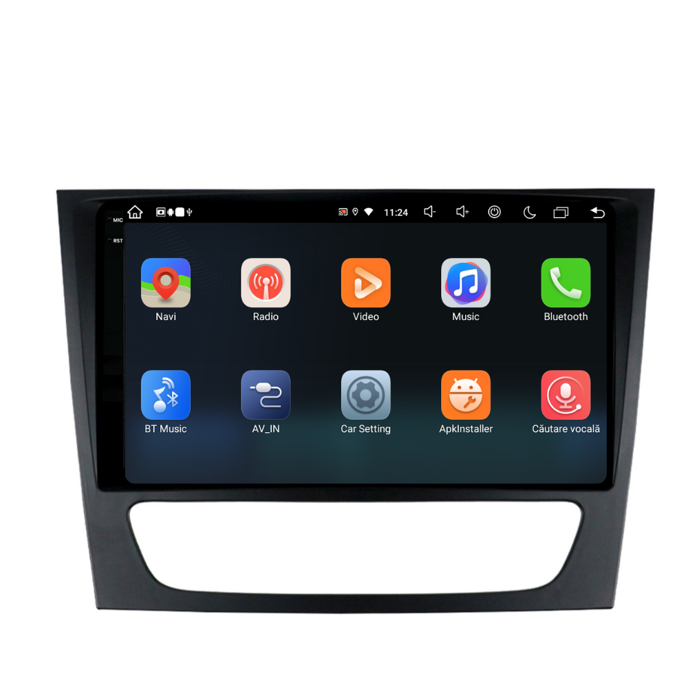 Navigație Mercedes E-Class w211 (2002-2009), Android, Ecran 9 inch, 8GB RAM 256GB, 8-core