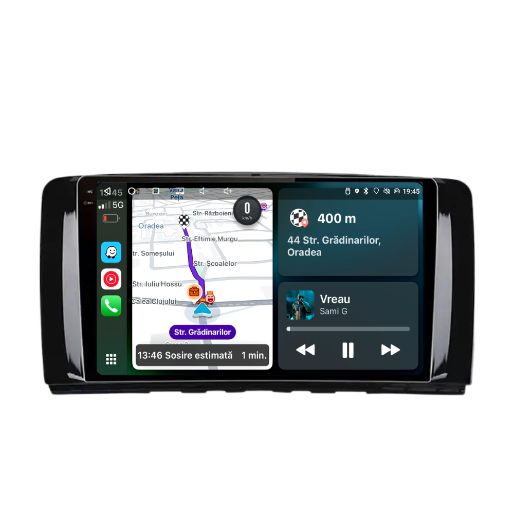 Navigatie Mercedes Benz R-Class W251 (2005-2014), Android, Ecran 9 inch, 4GB RAM 64GB, 4-core