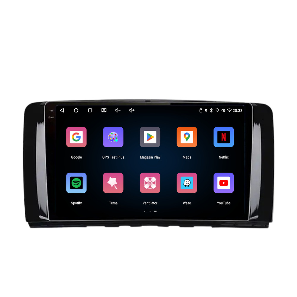 Navigatie Mercedes Benz R-Class W251 (2005-2014), Android, Ecran 9 inch, 4GB RAM 64GB, 4-core