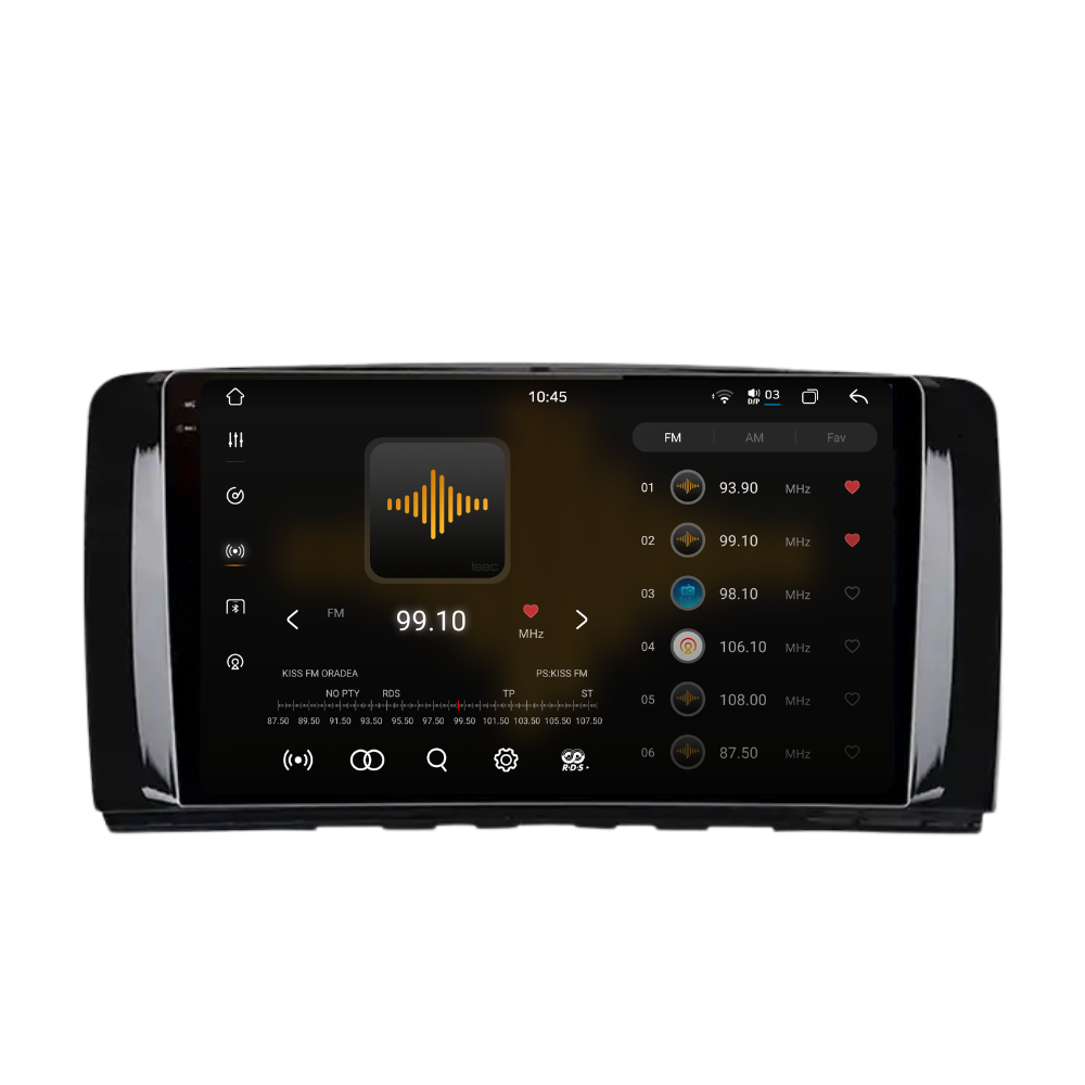 Navigatie Mercedes Benz R-Class W251 (2005-2014), Android, Ecran 9 inch 2K, 12GB RAM 256GB, 8-core