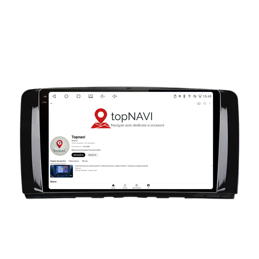 Navigatie Mercedes Benz R-Class W251 (2005-2014), Android, Ecran 9 inch, 4GB RAM 64GB, 8-core