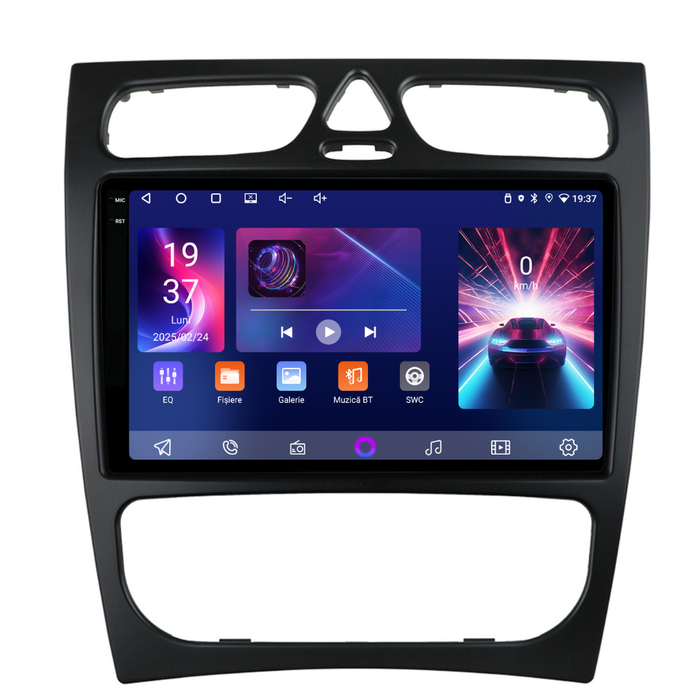 Navigație Mercedes C-Class w203 (2000-2005), Android, Ecran 9 inch, 4GB RAM 64GB, 4-core