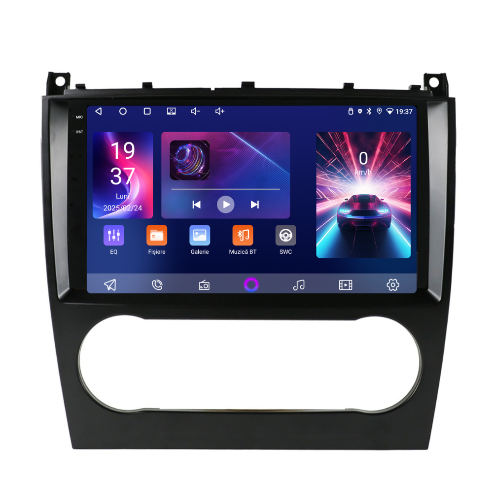 Navigație Mercedes C-Class w203 (2005-2009), Android, Ecran 9 inch, 4GB RAM 64GB, 4-core