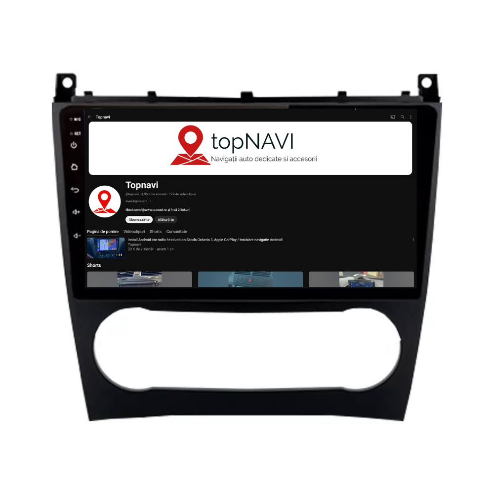 Navigatie Mercedes C class w203 (2005-2009), Android, Ecran 9 inch, 1GB RAM 32GB
