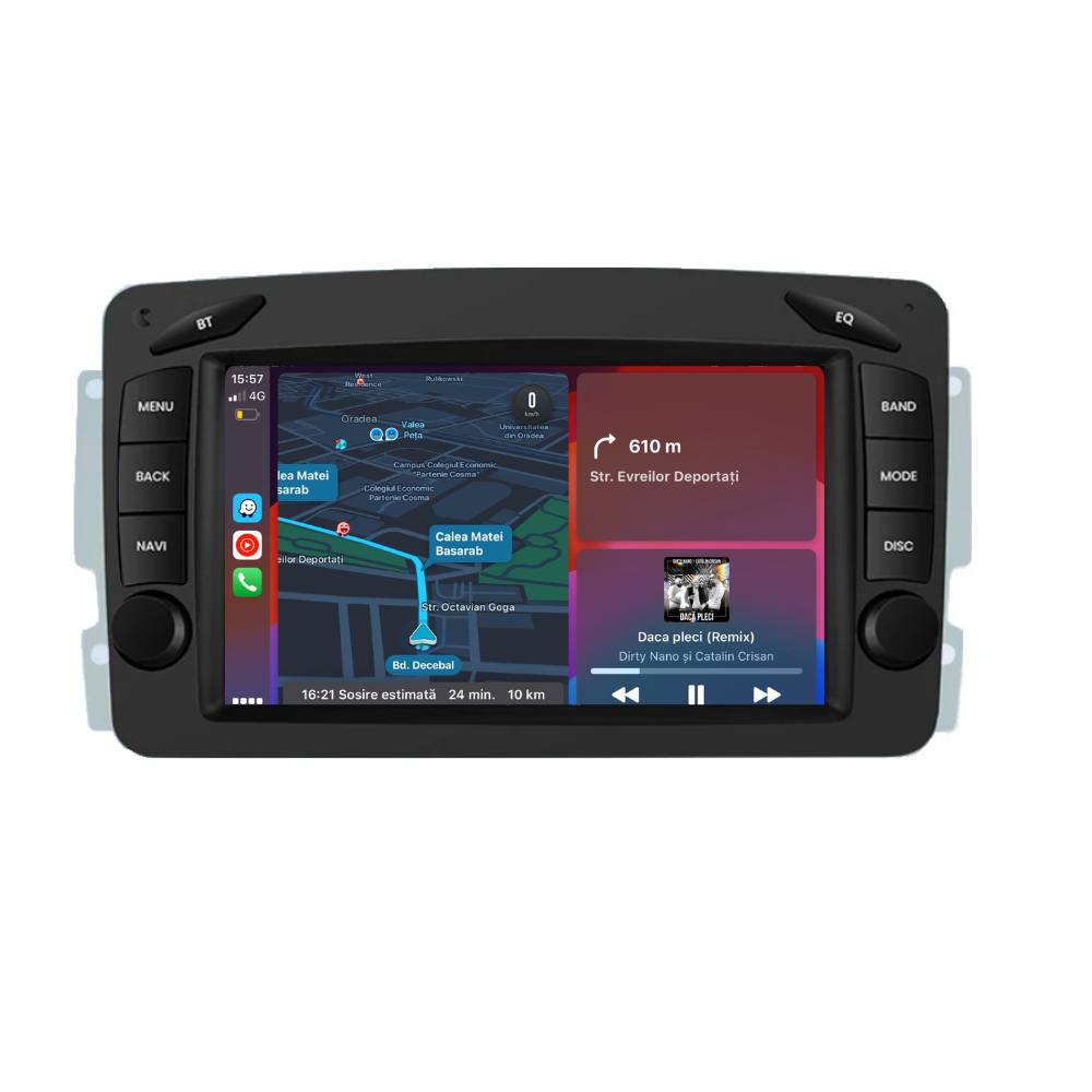 Navigatie Mercedes C-class w203 (2000-2005), Android, Ecran 9 inch, 4GB RAM 64GB, 8-core