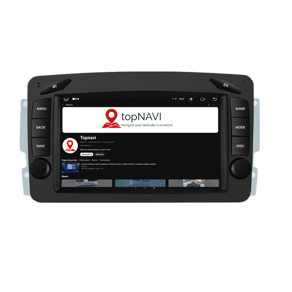 Navigatie Mercedes C-class w203 (2000-2005), Android, Ecran 9 inch, 4GB RAM 64GB, 8-core
