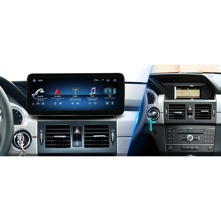 Navigatie Mercedes GLK X204 (2008-2012), Android, Ecran 10.25, 8GB 256GB, NTG 4.0