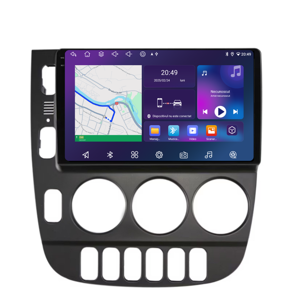 Navigatie Mercedes ML W163 (2003-2005), Android, Ecran 9 inch, 6GB RAM 128GB, 8-core
