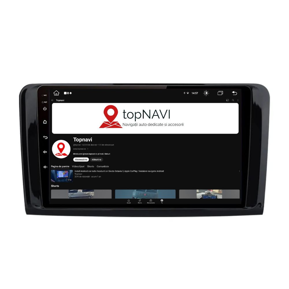 Navigatie Mercedes ML W164 (2005-2012), Android, Ecran 9 inch, 1GB RAM 32GB