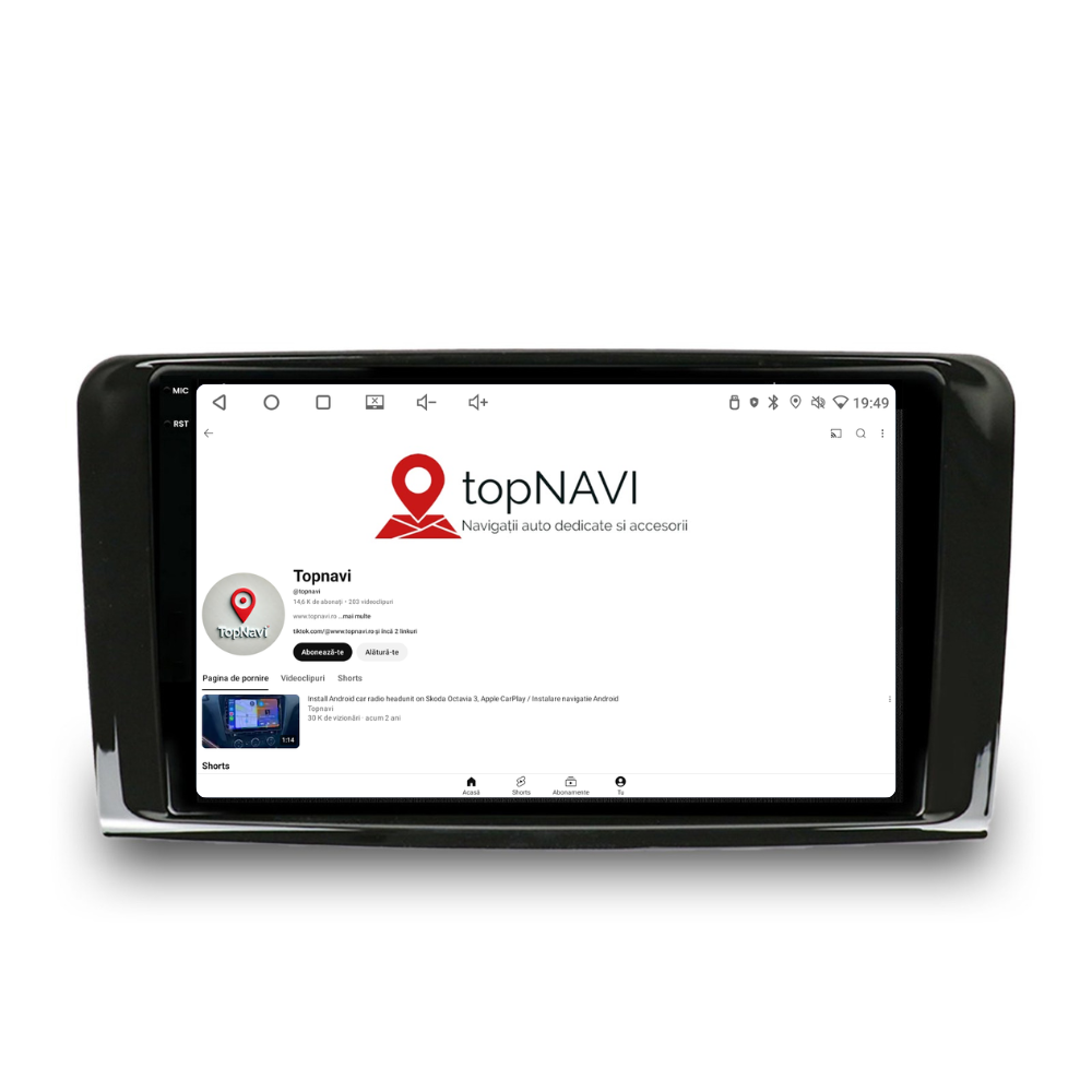 Navigatie Mercedes ML W164 (2005-2012), Android, Ecran 9 inch, 4GB RAM 64GB, 8-core