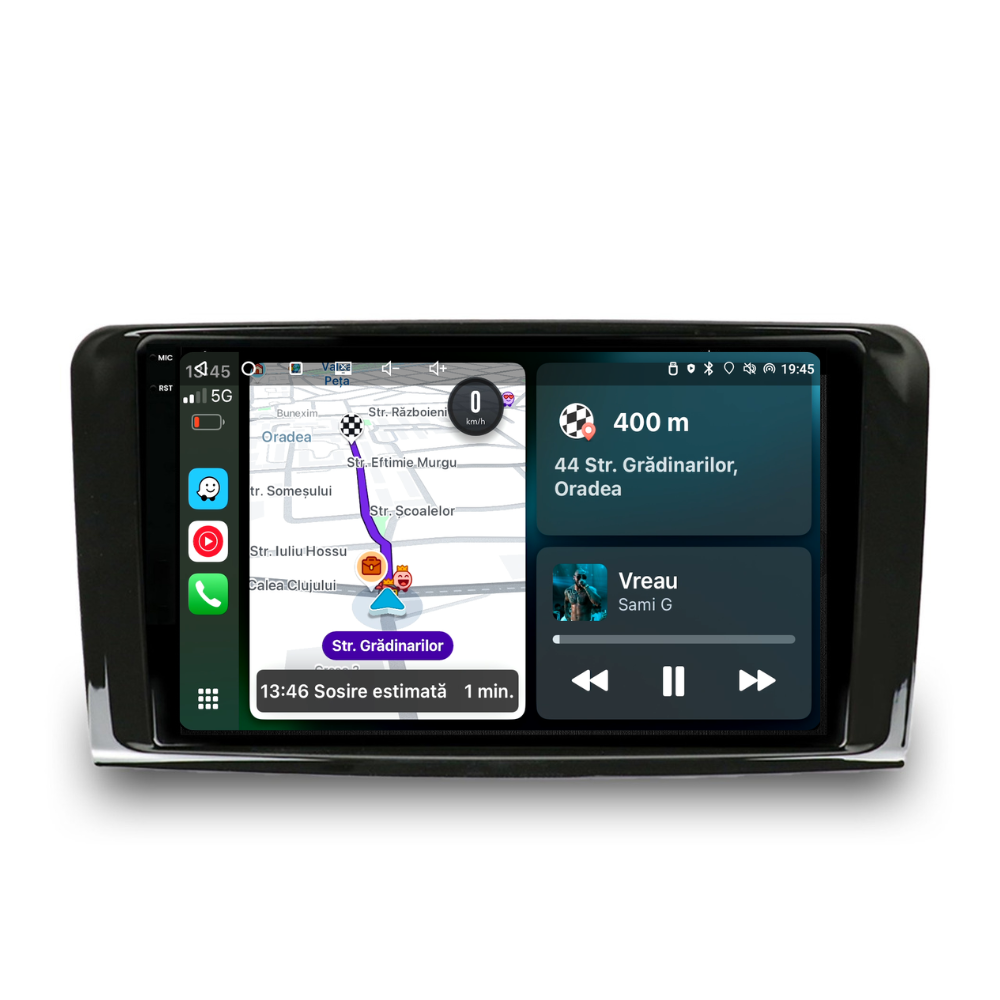Navigatie Mercedes ML W164 (2005-2012), Android, Ecran 9 inch, 4GB RAM 64GB, 8-core