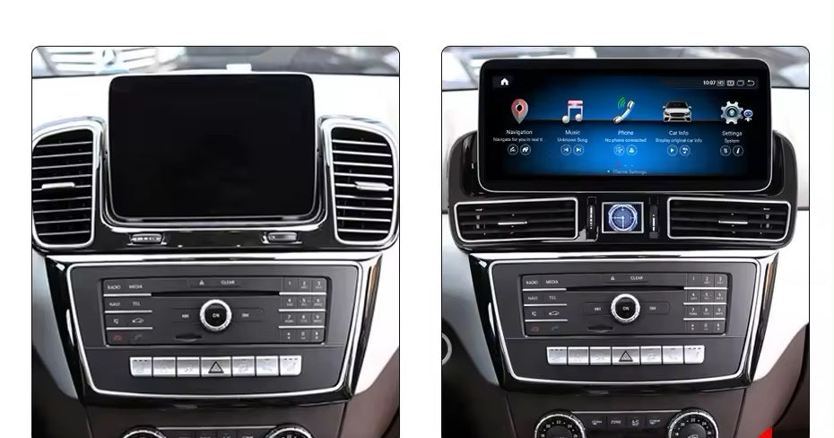 Navigatie Mercedes GL X166 2015-2018 8GB 256GB, 12.3 inch, carplay, 8-core