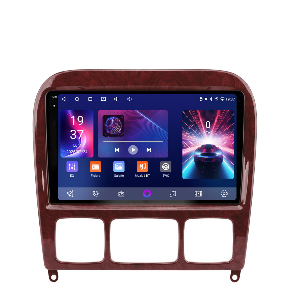 Navigație Mercedes S-Class W220 (1998-2005), Android, Ecran 9 inch, 4GB RAM 64GB, 4-core