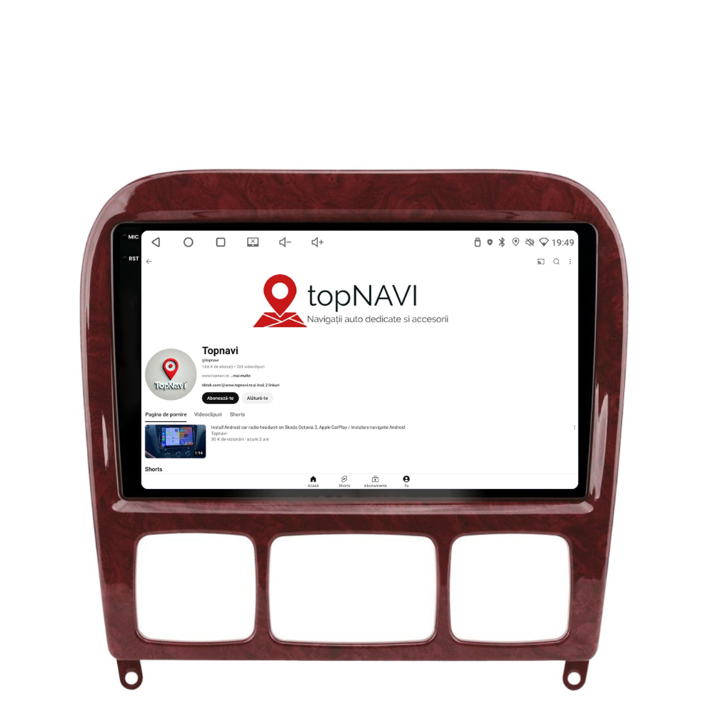 Navigatie Mercedes S-Class W220 (1998-2005), Android, Ecran 2K, 4GB RAM 64GB, 8-core