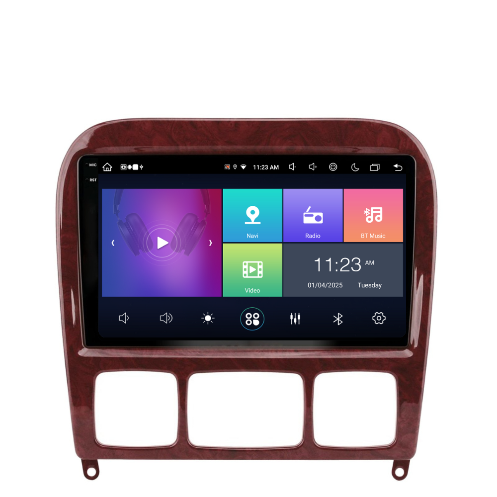 Navigatie Mercedes S-Class W220 (1998-2005), Android, Ecran 2K, 4GB RAM 64GB, 8-core