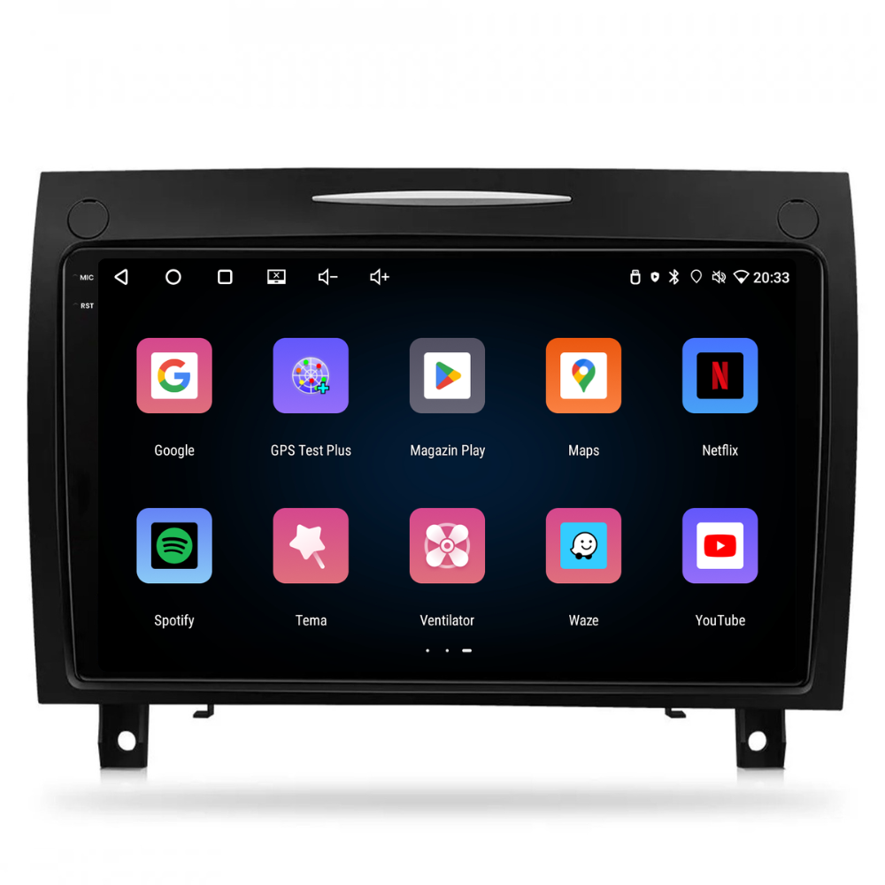 Navigatie Mercedes SLK Class R171 (2004-2011), Android, Ecran 9 inch, 1GB RAM 32GB