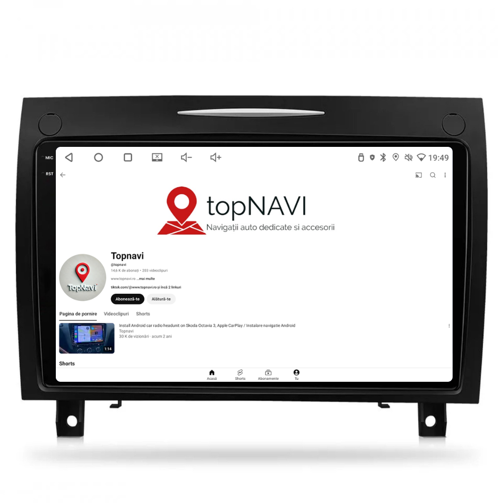 Navigatie Mercedes SLK Class R171 (2004-2011), Android, Ecran 9 inch, 6GB RAM 128GB, 8-core