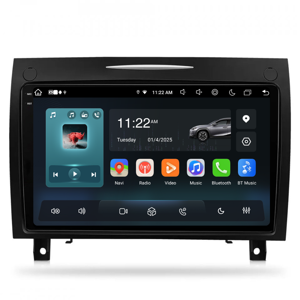 Navigatie Mercedes SLK Class R171 (2004-2011), Android, Ecran 9 inch, 8GB RAM 256GB, 8-core