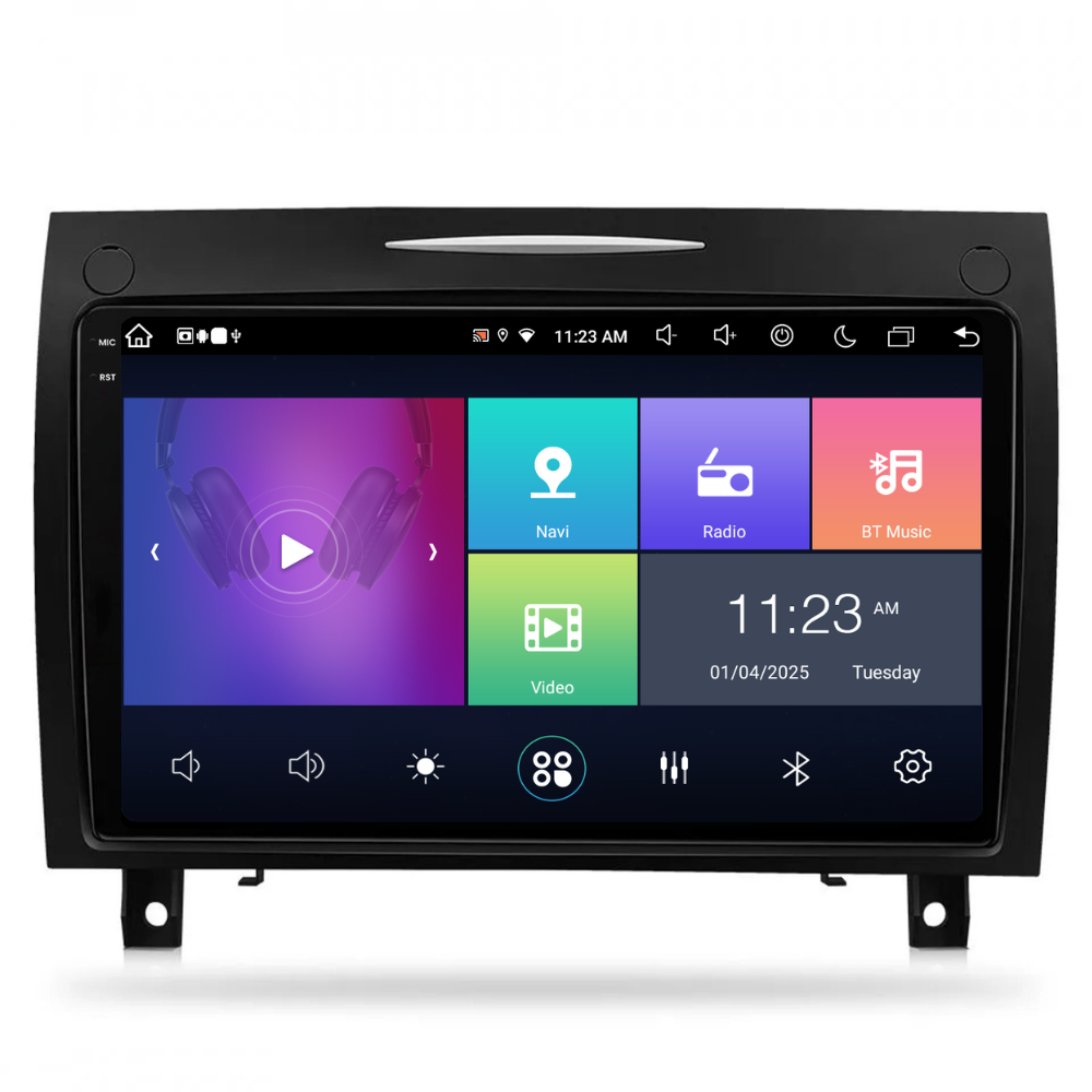 Navigatie Mercedes SLK Class R171 (2004-2011), Android, Ecran 2K, 8GB RAM 256GB, 8-core