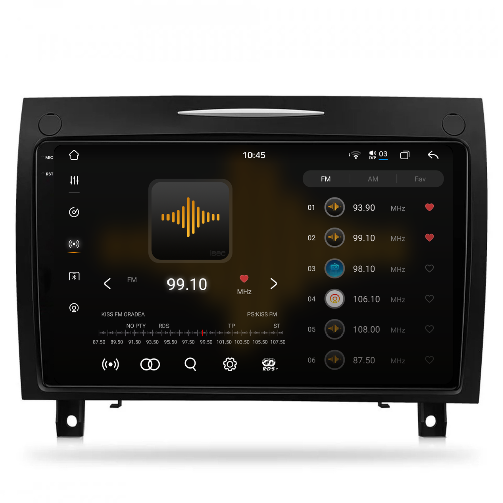 Navigatie Mercedes SLK Class R171 (2004-2011), Android, Ecran 9 inch 2K, 12GB RAM 256GB, 8-core