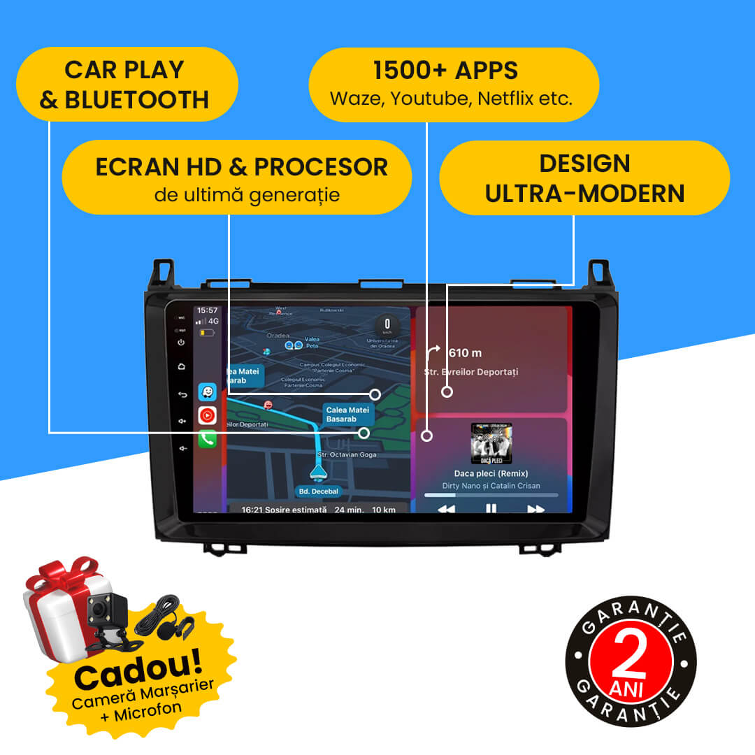 Navigație Mercedes Sprinter (2006-2018), Android.