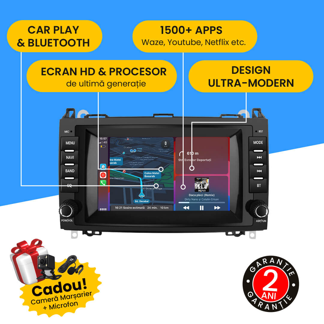 Navigație Mercedes Sprinter (2006-2018), Android.