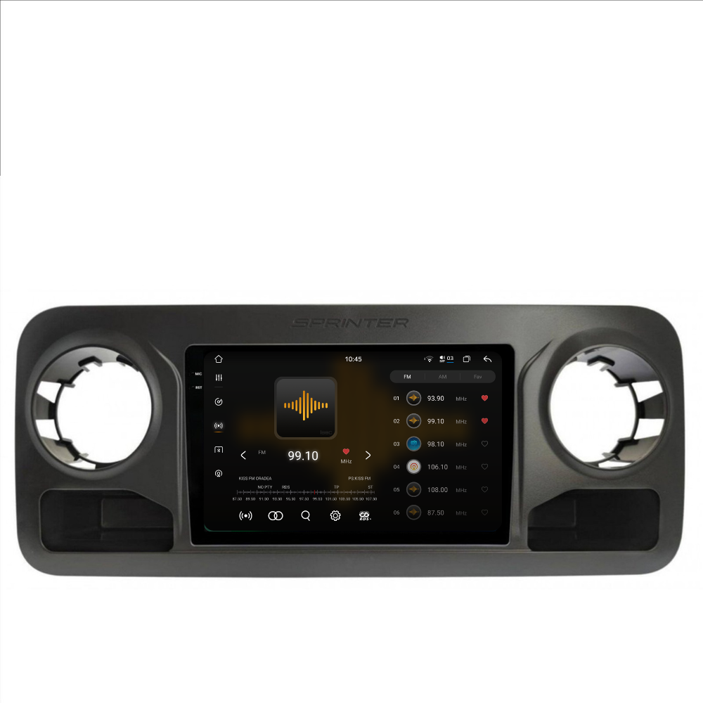 Navigatie Mercedes Sprinter (2018-2022), Android, Ecran 10 inch 2K, 12GB RAM 256GB, 8-core