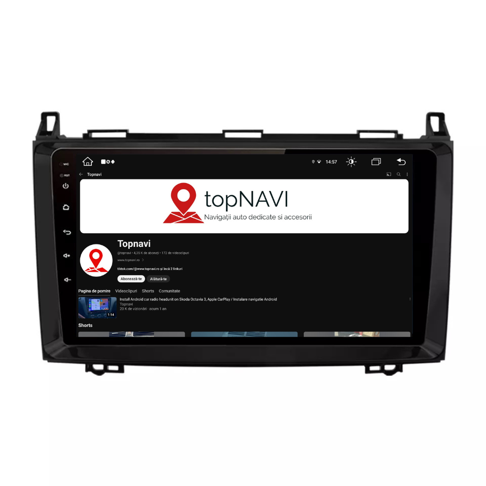 Navigatie Mercedes Viano (2003-2014), Android, Ecran 9 inch, 1GB RAM 32GB