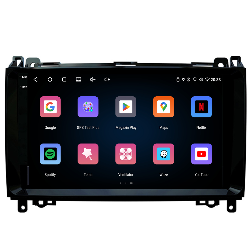 Navigație Mercedes Sprinter (2006-2018), Android, Ecran 9 inch, 4GB RAM 64GB, 4-core