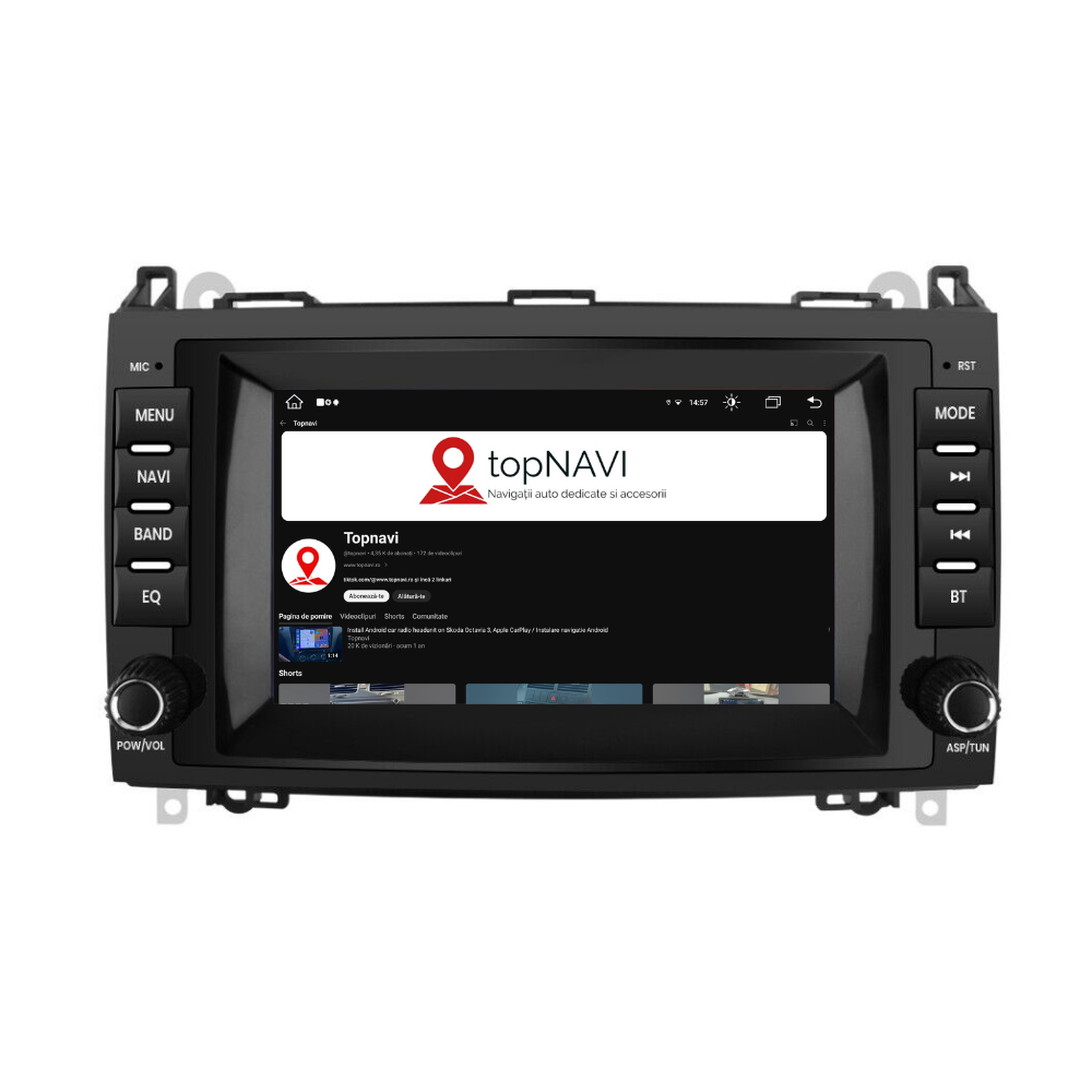 Navigație Mercedes A-Class W168 W169 (1997-2012), Android, Ecran 7 inch, 2GB RAM 64GB