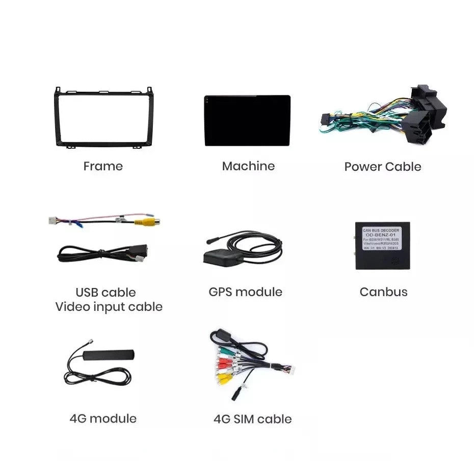 Navigatie VW Crafter (2006-2017), Android, Ecran 9 inch, 8GB RAM 256GB