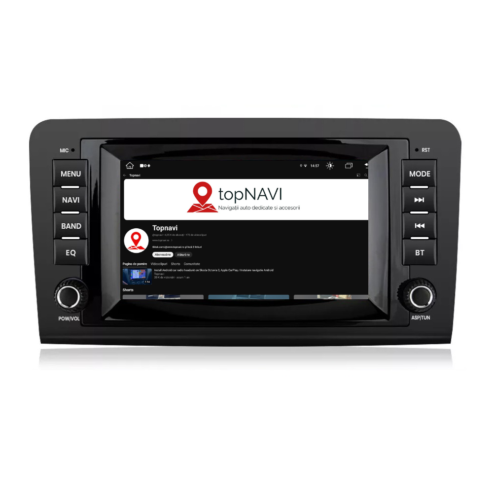 Navigatie Mercedes ML W164 (2005-2012) 4GB RAM 64GB, cooler racire, carplay android auto