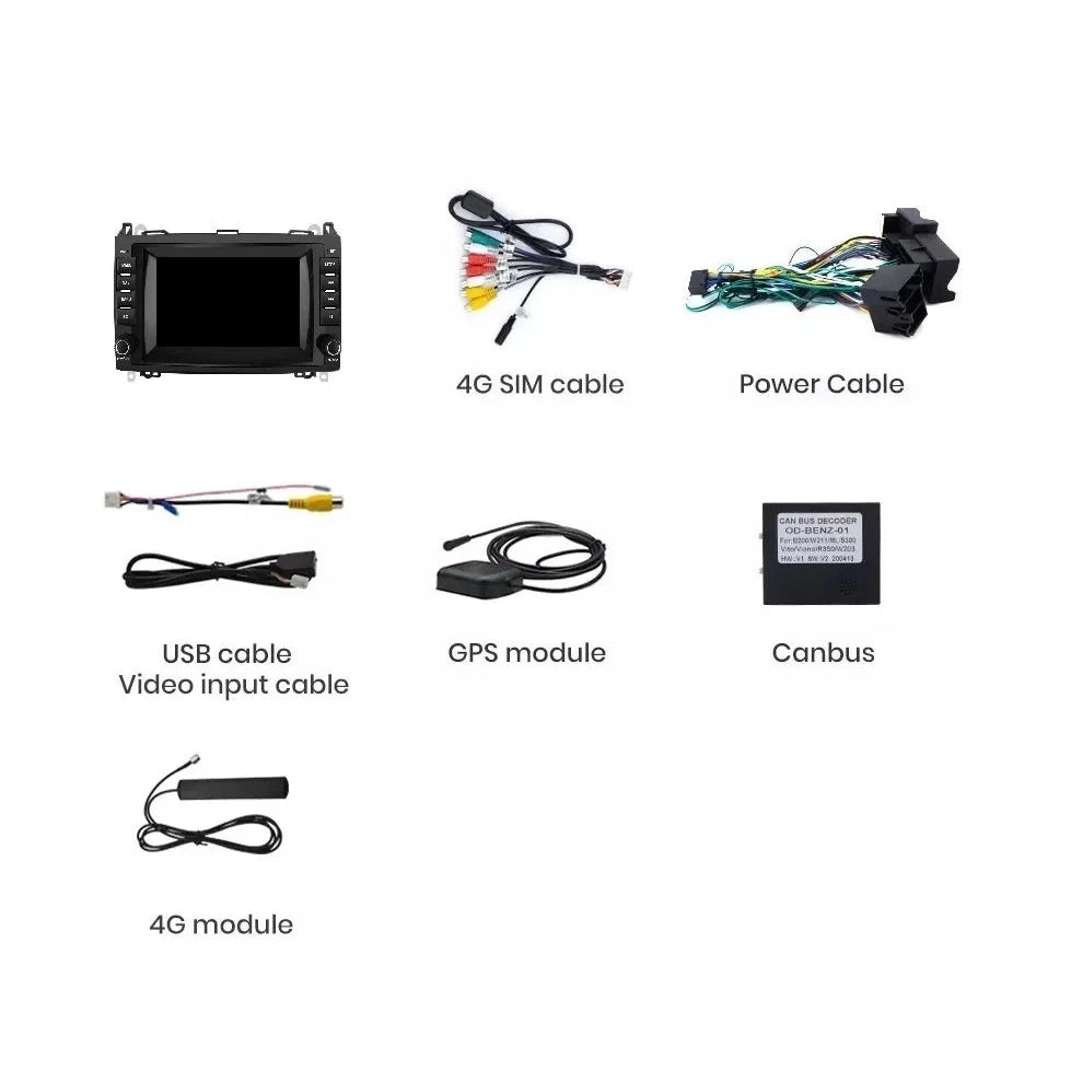 Navigatie Vw Crafter (2006-2017), Android, Ecran 7 inch, 4GB RAM 64GB
