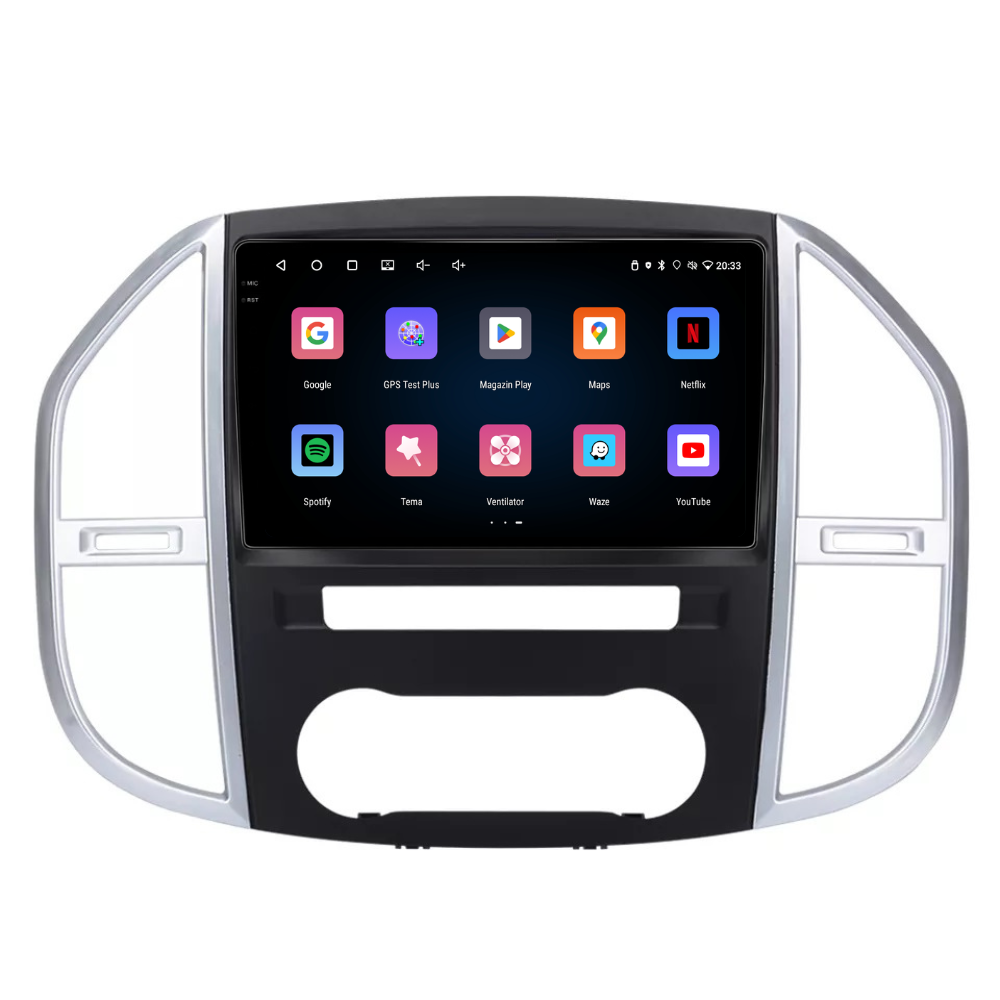 Navigatie Mercedes Vito W447 (2014 - 2021), Android, Ecran 10 inch, 4GB RAM 64GB, 4-core