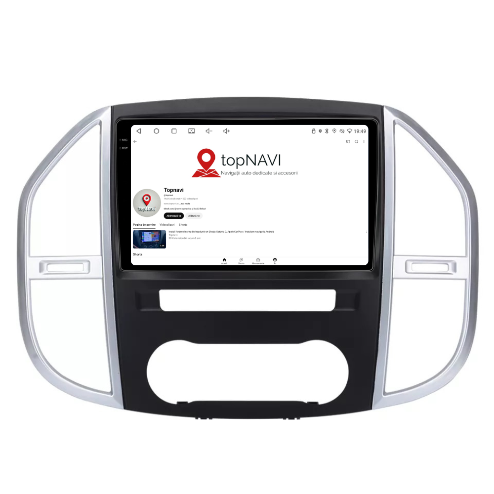 Navigatie Mercedes Vito W447 (2014 - 2021), Android, Ecran 10 inch, 4GB RAM 64GB, 8-core