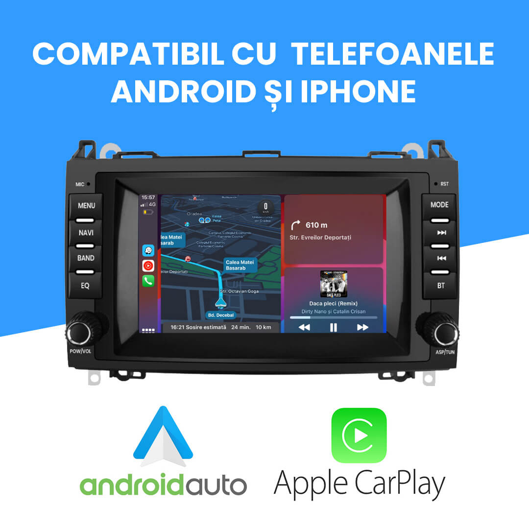 Navigație Mercedes Vito w639 (2003-2015), Android.