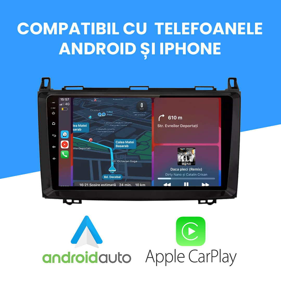 Navigație Mercedes Vito w639 (2003-2015), Android.