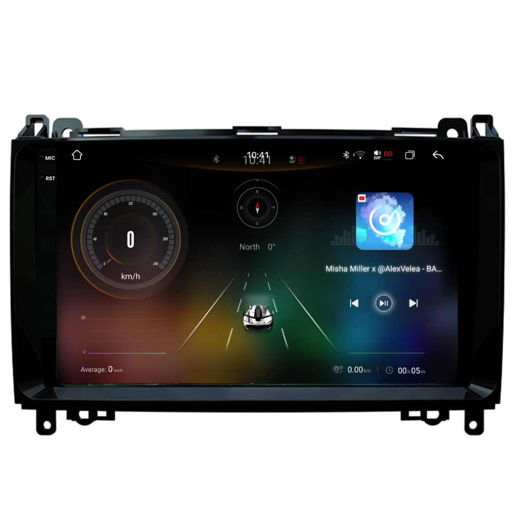 Navigație Mercedes Vito w639 (2003-2015), Android, Ecran 9 inch 2K, 12GB RAM 256GB, 8-core