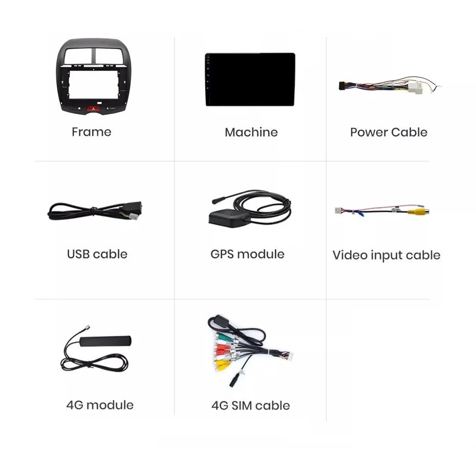 Navigatie Mitsubishi ASX (2010-2015), Ecran 2K, 4GB RAM 64GB, 8-core