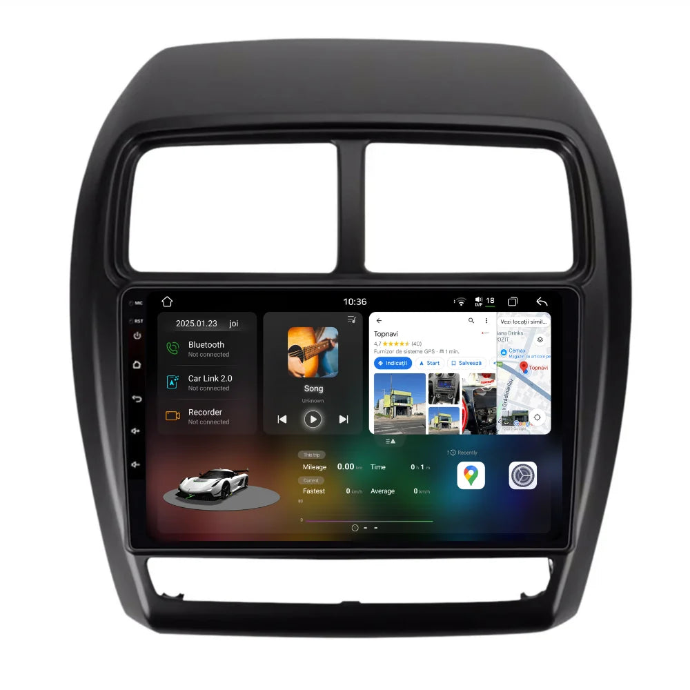 Navigatie Mitsubishi ASX 2 (2016-2019), Ecran 10 inch 2K, 12GB RAM 256GB, 8-core