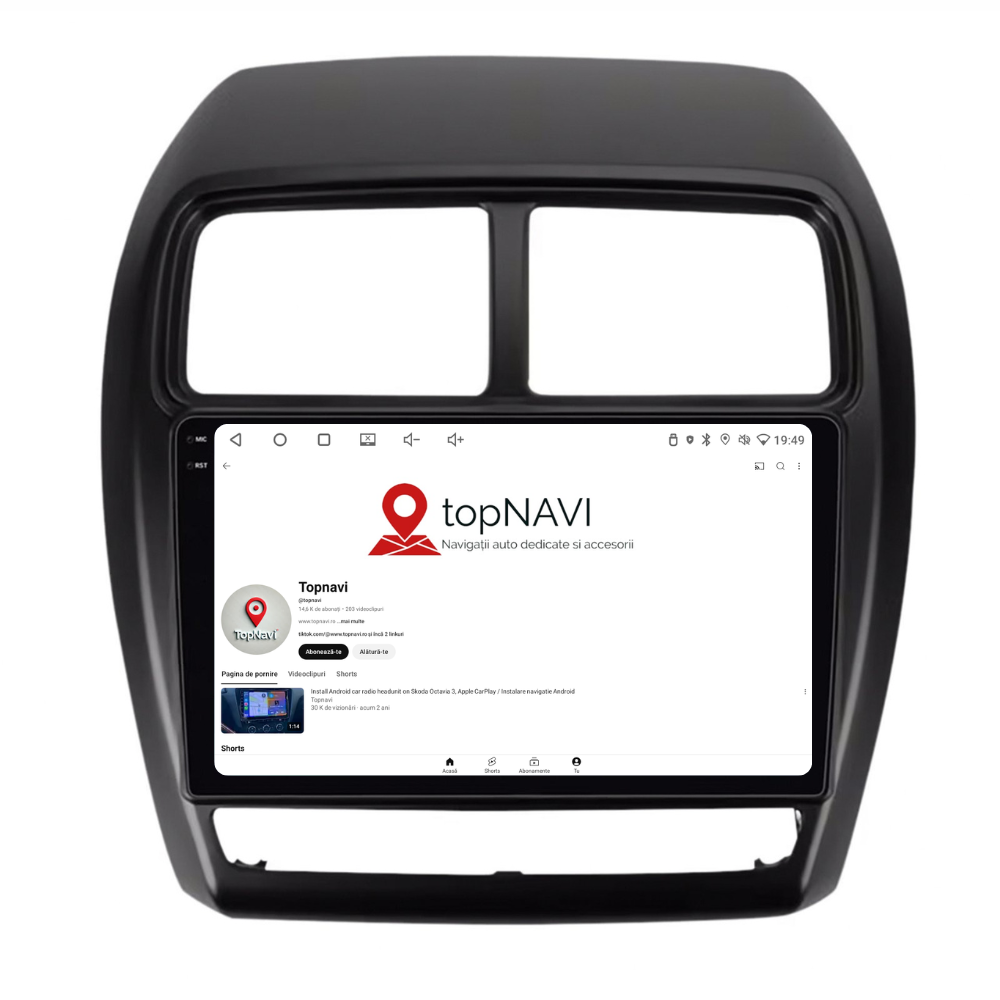 Navigatie Mitsubishi ASX 2 (2016-2019), Ecran 10 inch 2K, 12GB RAM 256GB, 8-core