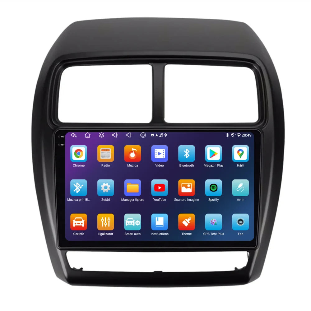 Navigatie Mitsubishi ASX 2 (2016-2019), Ecran 10 inch, 8GB RAM 256GB, 8-core