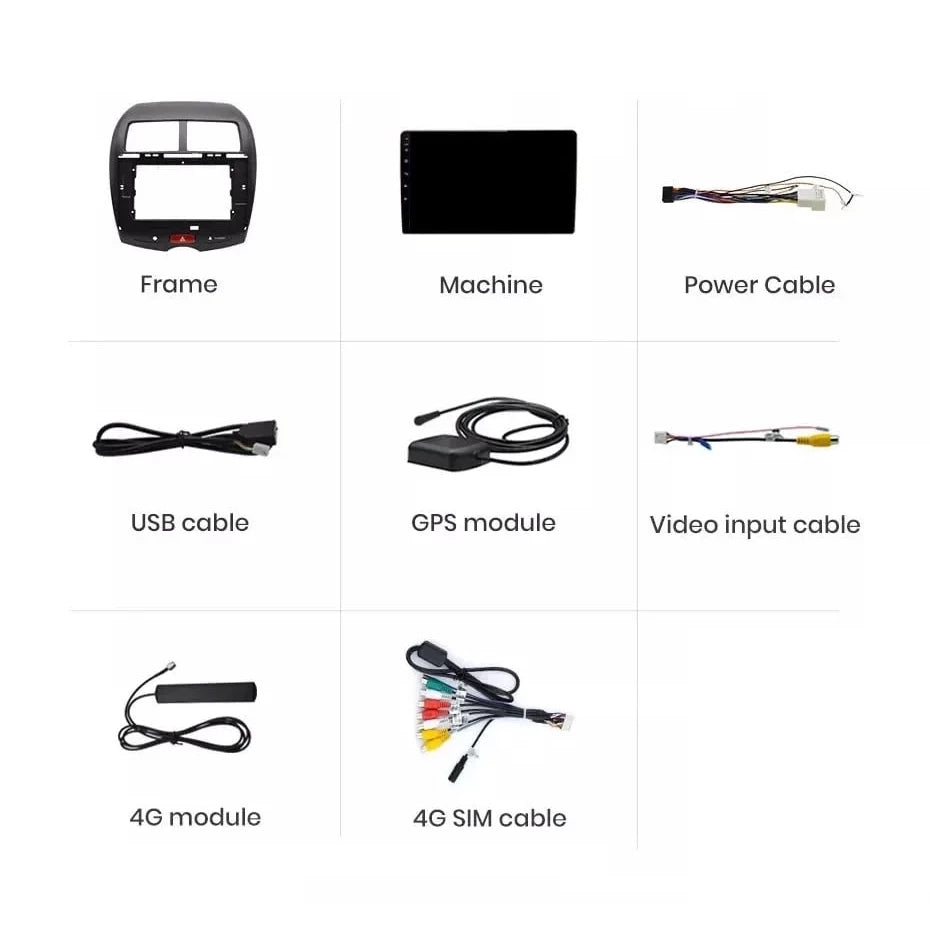 Navigatie Mitsubishi ASX (2010-2015), Ecran 2K, 8GB RAM 256GB, 8-core