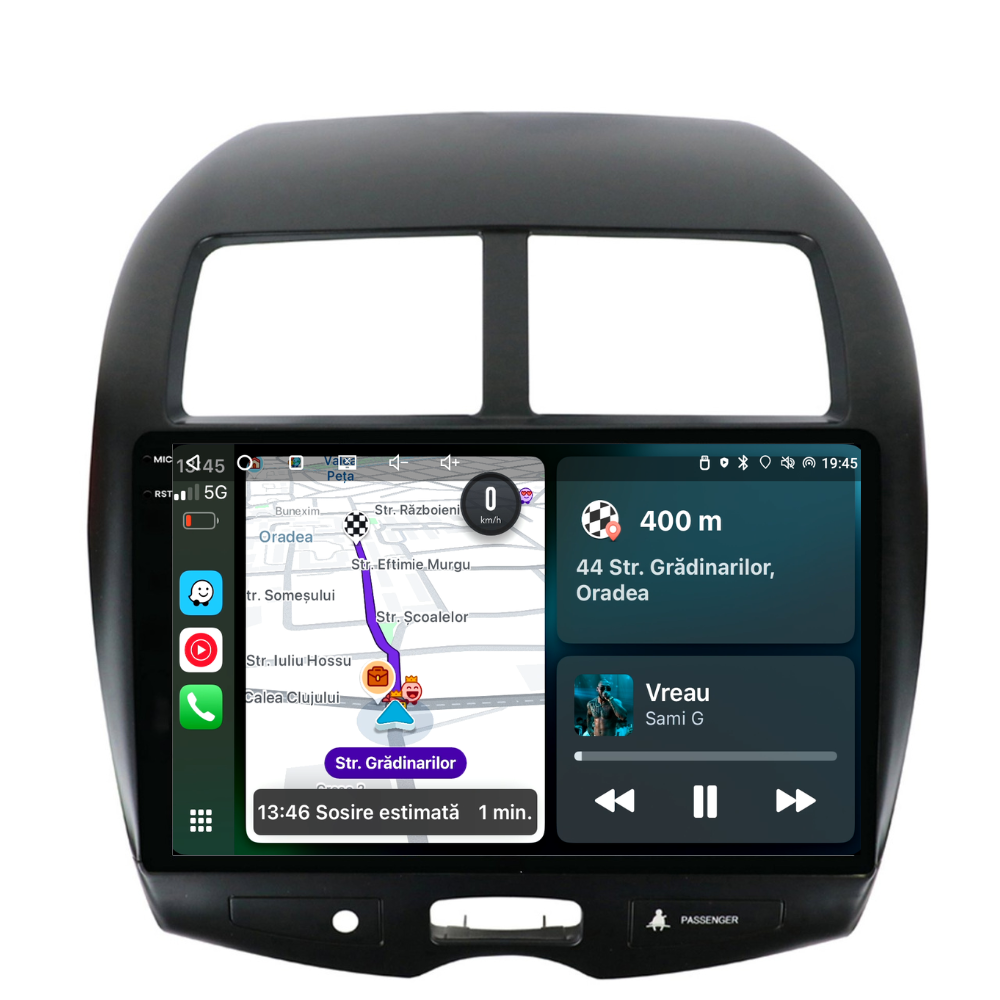 Navigatie Mitsubishi ASX (2010-2015), Ecran 10 inch, 4GB RAM 64GB, 4-core