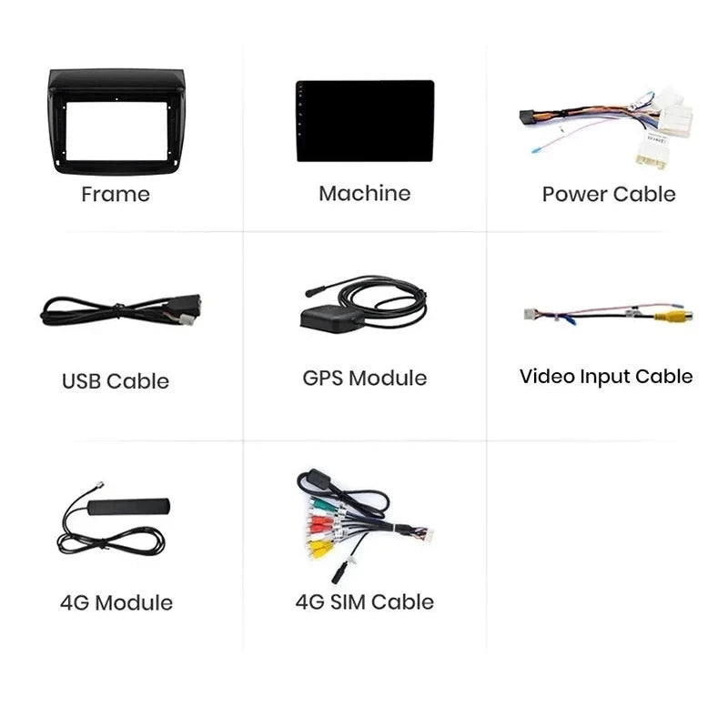 Navigatie Mitsubishi L200 (2005-2015), Ecran 2K, 8GB RAM 256GB, 8-core