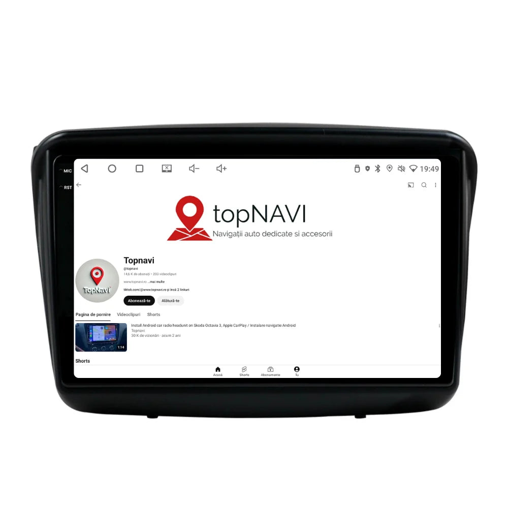 Navigatie Mitsubishi L200 (2005-2015), Ecran 9 inch 2K, 12GB RAM 256GB, 8-core